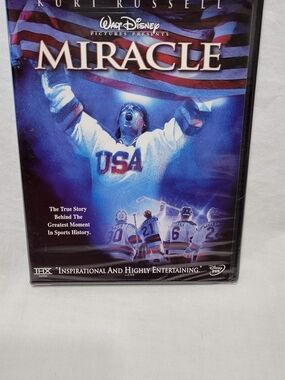 Walt Disney Pictures Miracle DVD Full Screen Kurt Russell Biography Sports PG